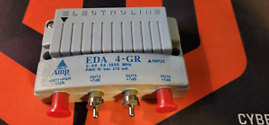 Electroline EDA 4-GR  Drop Amp and RF/CATV Distribution Amplifier Unit