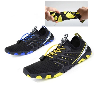 Wasserschuhe Herren Badeschuhe Surfschuhe Schwimmschuhe Aquaschuhe Strandschuhe - Bild 1 von 4