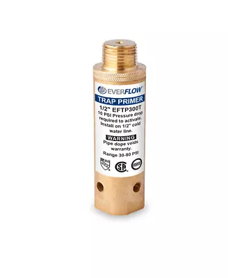 Trap Primer Pressure Drop Activated