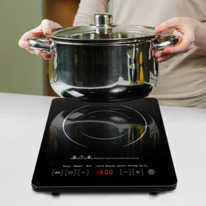 Electric Induction Hob Touch Single Cooker Hot Plate Digital Cooker Hob Portable - Picture 1 of 12