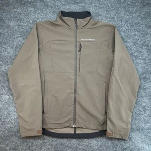 Helly Hansen Odin Softshell Jacket Full Zip Lightweight XL Brown - Picture 1 of 12