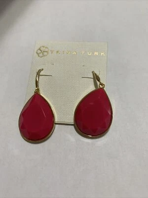 $48 trina turk havanna club каплевидные серьги 1 дюйм TB86 - Изображение 1 из 3