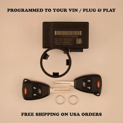 Jeep Grand Cherokee 2005-2007 inmovilizador 56053016AP VIN programado Plug & Play Foto 1 de 4