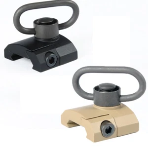 Montaggio punto di attacco girevole imbracatura QD basso profilo 20 mm binario picatinny - Foto 1 di 9