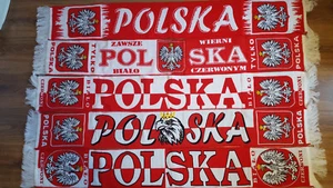 Polska Szalik Kibica Polen Schal Hochwertig Erstklassige Lieferung!! - Bild 1 von 6
