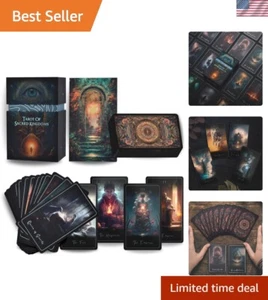 The Tarot of Sacred Kingdoms Tarot Cards – 78-Cards Tarot Deck with Guidebook... - Picture 1 of 10