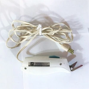Vintage Penncrest Electric Scissors 5294 1 Speed SS Blades Arts & Craft Sewing - Picture 1 of 12