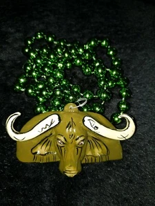 2002 Krewe of Bacchus Water Buffalo Float Bead Mardi Gras Journeys Africa - Picture 1 of 2