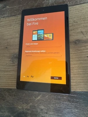 Amazon Fire HD 8 Tablet (6th Gen) PR53DC  Schwarz Wifi - Bild 1 von 3