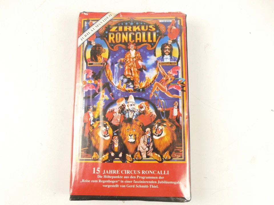 Circus Roncalli VHS Film Reise zum Regenbogen 15 Jahre Jubiläums Video  X-2796 - Bild 1 von 4