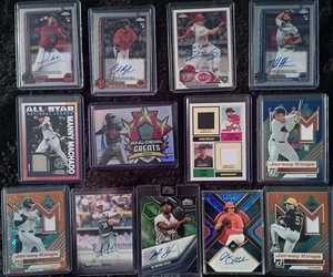 MLB 13-card Autograph and Relic Lot - Picture 1 of 7