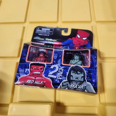 Marvel Minimates Series 25 Red Hulk & Ska'ar H36 - Image 1 of 2