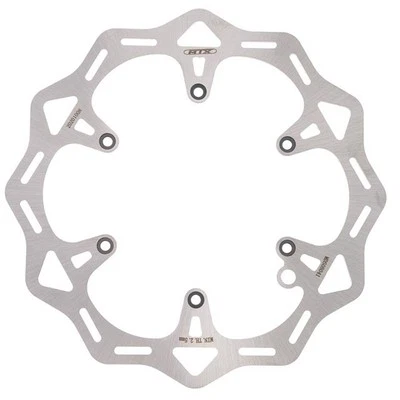 MTX Performance Motorcycle Brake Disc Front Solid Wavy For Husqvarna TC125 14-21 - Image 1 of 4