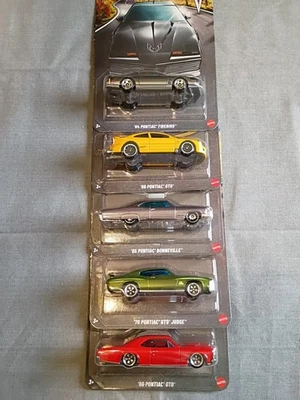 HOT WHEELS SERIE PLATA 2025 - PONTIAC - JUEGO COMPLETO DE 5 Foto 1 de 4