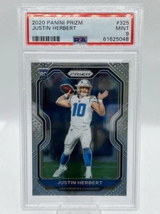 2020 Panini Prizm - [Base] #325 - Rookie - Justin Herbert RC [PSA 9 MINT] - Bild 1 von 2