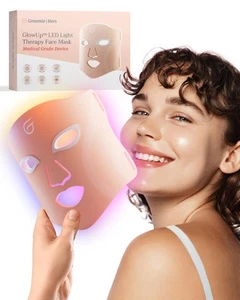 GlowUp LED Light Therapy Face Mask - Red Light, Amber, Blue, Purple & Infrare... - Picture 1 of 7