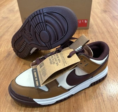 Nike Dunk Jumbo Bajo Luz Bronceado Británico Borgoña Fq8248-200 Para hombres 7 = Mujer 8.5 Foto 1 de 4