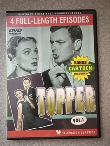 Topper Volume One 1 (DVD, 1954, B&W) 4 Episodes Plus Bonus Cartoon - Picture 1 of 2