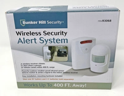 Bunker Hill Sistema de Alerta de Seguridad de Entrada Alarma Inalámbrica de Notificación de Intrusos Foto 1 de 4