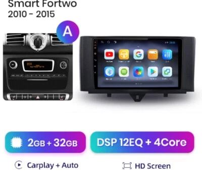 RADIO 9" Android Smart w451 2010 2015 WI FI BT NAVI CARPLAY 2GB RAM 32GB ROM GPS - Immagine 1 di 4