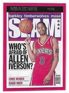Allen Iverson 2021 Hoops Slam#SLAM #18 Philadelphia 76ers