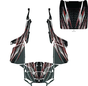 Decal Graphic Kit Vinyl Wraps UTV 2024+ Polaris RZR XP 1000 2 Door Lee - Picture 1 of 3