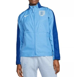 Nike Women's Medium England 2023 Light Blue Full-Zip Anthem Jacket - Picture 1 of 7