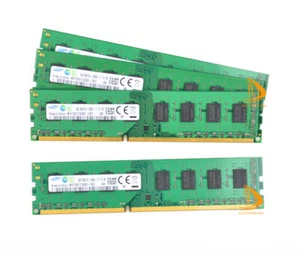 4PCS Samsung 4GB 2Rx8 PC3L-12800 DDR3L 1600MHz 1.35V DIMM Desktop Memory RAM &// - Picture 1 of 14