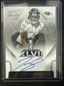 2015 Panini Super Bowl Autographs Torrey Smith Ravens - Picture 1 of 2