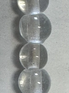 10 strands Clear Colored Glass Beads-9-10mm-Round Beads As Pictured clear Beads - Picture 1 of 17