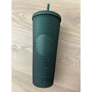 Bicchiere Starbucks verde borchiato 24 once oz tazza fredda - Foto 1 di 3