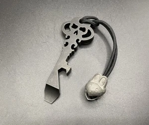Chaves Knives D2 Steel Skeleton Key Prybar/ Bottle Opener EDC - Picture 1 of 5