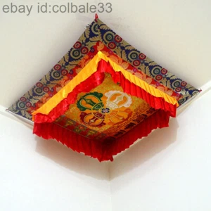 100cm 39.4" Tibetan Buddhist Hang vajra Buddha Suspended Ceiling canopy Curtain - Picture 1 of 5