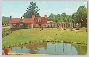 Postcard  Putney Vermont Santa's Land USA Route 5 Interstate 91 Christmas - Picture 1 of 3