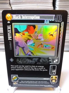 DBZ CCG DRAGON BALL Z SUPER BLACK INTERRUPTION #181 FLAT FOIL SCORE NM/MINT 2004 - Picture 1 of 2
