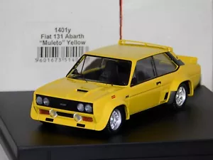 FIAT 131 ABARTH''  MULETO '' YELLOW TROFEU 1401Y 1:43 - Picture 1 of 1