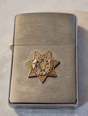 Encendedor a prueba de viento Arizona Highway Patrol 2006 Zippo en caja Foto 1 de 4