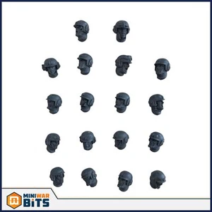 Cadian Shock Troops Head Bits - Warhammer 40k Imperial Guards - Picture 1 of 1