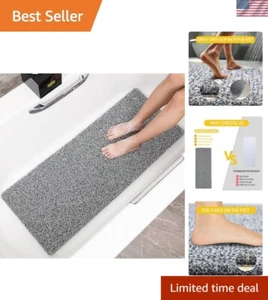 Extra Thick Non-Slip Shower Mat - 0.6" PVC Massage Mat for Bathroom Elegance - Picture 1 of 9