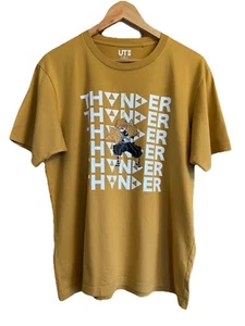 UNIQLO Demon Slayer: Kimetsu no Yaiba Zenitsu Yellow Men's T-Shirt Size XL - Picture 1 of 11