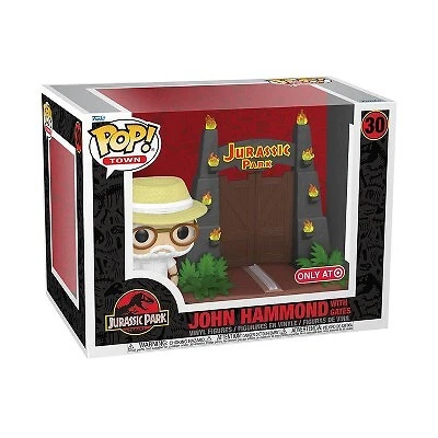 Funko POP! Moments: Jurassic Park - John Hammond with Gates Cover