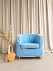 Vtg Late Mid Century 90s Tub Chair Scandi Swedish Danish Style Retro R399 - Picture 1 of 8