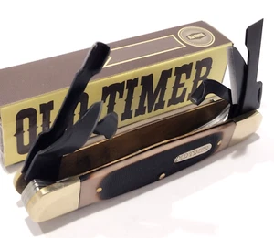Schrade Old Timer Splinter Carving Wood Work Pocket Knife Chisel Blade 24OT EDC - Picture 1 of 9
