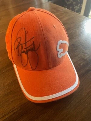 SOMBRERO DE GOLF PUMA NARANJA OFICIAL AUTOGRAFIADO FIRMADO POR RICKIE FOWLER PGA Superstar nuevo Foto 1 de 3