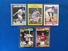 1990-1993 Fleer Topps Robin Ventura RC White Sox MLB (5 Card Set)
