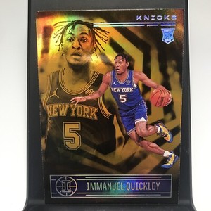 2020-21 Panini Illusions SP Orange Parallel Rookie #154 Immanuel Quickley RC