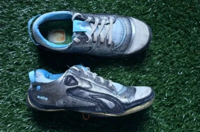 Cushe Boutique Sneakers Leather Silver Black Shoes Distressed Womens Size 7 - Image 1 of 4