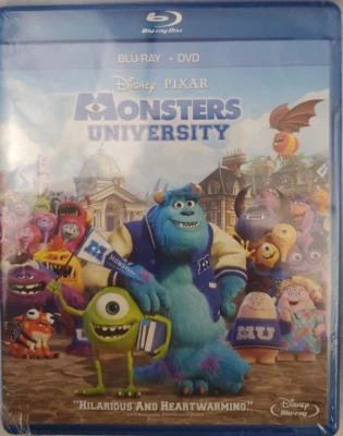 MONSTERS UNIVERSITY BLU-RAY + DVD TARGET EXCLUSIVE BONUS DISC DISNEY-NEW SEALED - Image 1 of 2
