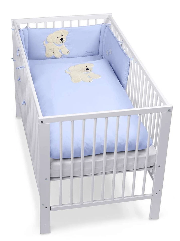 Sterntaler Bett Set Hardy Hund 9241515 Kinder Bettwäsche u. Nestchen