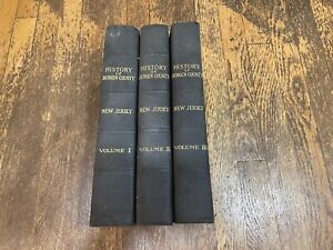 History of Bergen County New Jersey Volume I II III 3 Book Set 1923 Westervelt